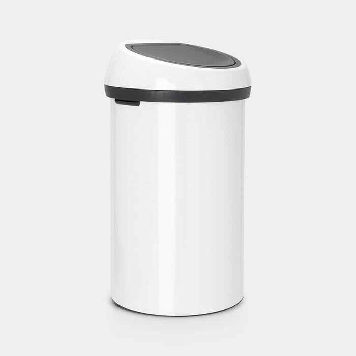 Відро для сортування сміття Brabantia з сенсорною кришкою, 60 л, бежеве (2 внутрішні відра 10л/23л)