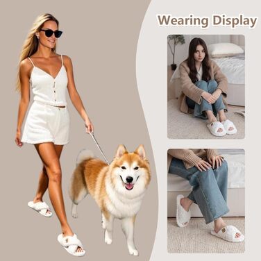 Жіночі домашні тапочки з меморі-піною – зручні домашні капці для спальні, відкриті, з перехресними ремінцями, антиковзаюча підошва для дому та вулиці, стильні тапочки-шльопанці як подарунок для жінок, мами, дружини, білі, 38/39 EU