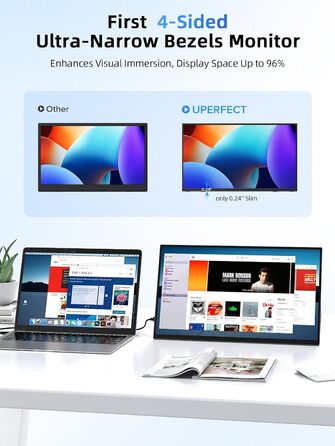 UPERFECT Монітор Портативний 15.6