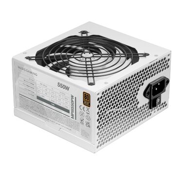 Блок живлення Mars Gaming MPIII550P ATX, 550W, 80 Plus Bronze, білий