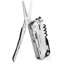 Roxon Storm 16-in-1 Multifunction Tool - Unisex Adult Silver Multitool - S801