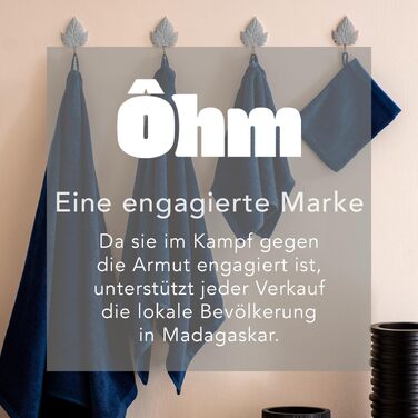 Набір рушників для ванної Ôhm, 4-х предметний, 100% бавовна, бежевий