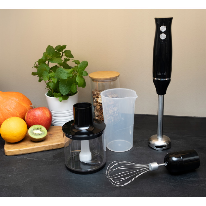 Ручний блендер IDEAL IK1002, 500 Вт, чорний
