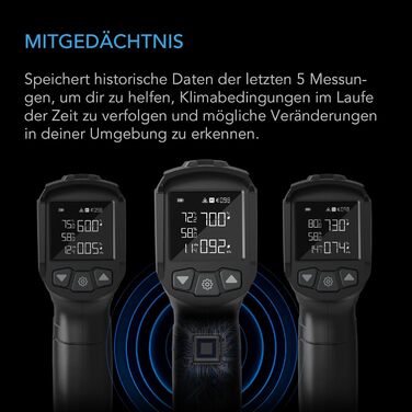 AC Infinity VPD-Thermometer: Вимірювач клімату для теплиць, шатрів, тераріумів, з інфрачервоним датчиком та калібруванням