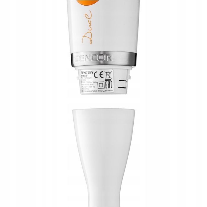Погружний блендер Sencor SHB 4260WH, 600 Вт, білий