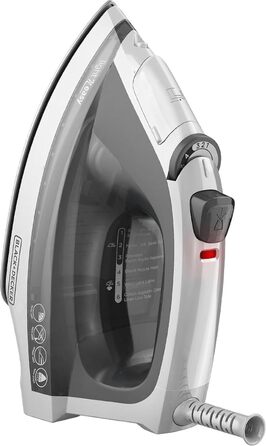 Відпарювач для одягу компактний, сірий, IR1020S, Black+Decker Light N'Easy, легкий