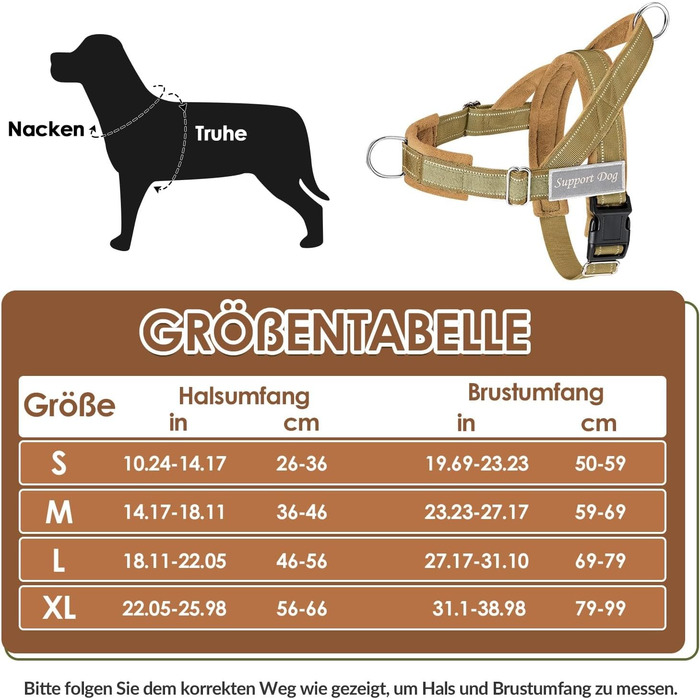 Шлейка для собак SlowTon середнього та великого розміру з повідком 1,55-1,7 м, м'яка та світловідбиваюча, з регульованою шиєю та грудьми, шлейка проти натягу для прогулянок, S, жовта