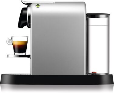 Кавомашина Krups Nespresso XN741B Citiz, еспресо, автоматична, 1 л, 1260 Вт, срібляста