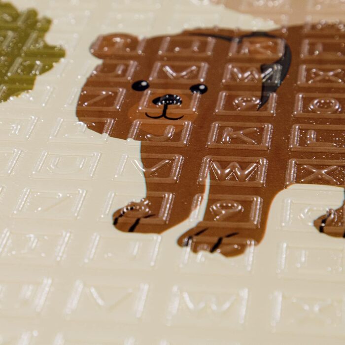 Paco Home Play Mat, Crawling Mat, Baby/Kids Mat, Foldable, Reversible, Animal Motif, Size: 180x200 cm, Color: Multicolor 3, 180 x 200 cm (Rectangular), Multicolor 3
