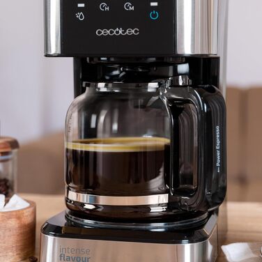 Кавомашина крапельна програмована Cecotec Coffee 66 Smart Plus, 980W, 1,5л, сталь, LCD, Touchscreen, ExtemAroma, AutoClean