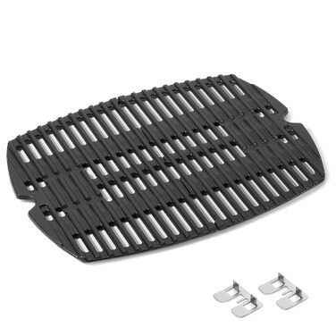 Решітка для гриля Onlyfire з чавуну, сумісна з Weber Q1000, Q120, Q140, Q1200, Q1400 (замінник Weber 7644)