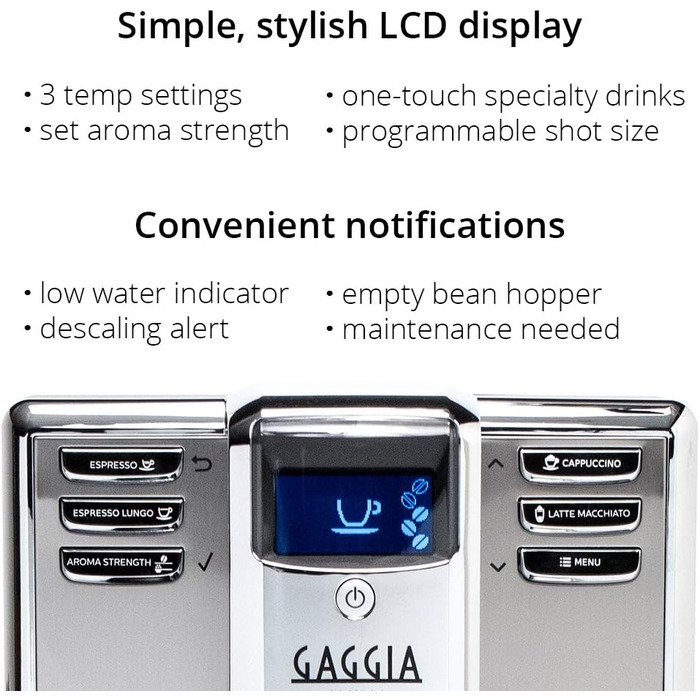Автоматична кавомашина Gaggia Anima Prestige для дому та офісу