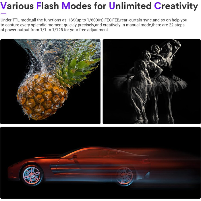 Спалах Godox TT685II-C Thinklite для Canon DSLR: E-TTL, GN60, 2.4G, TCM, HSS 1/8000s