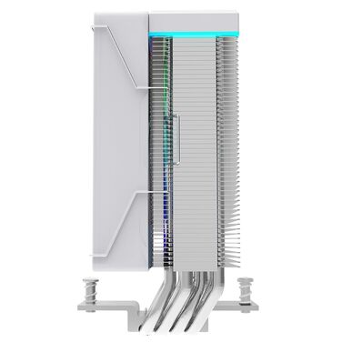 Система водяного охолодження CPU TZMRIT KF420 DGT з дисплеєм температури, для Intel LGA 1700/1200/115X/1851/1366/2011, AMD AM4/AM5 (білий)