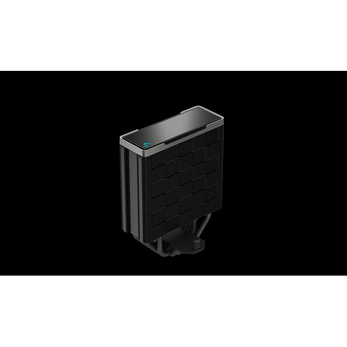 Кулер для процесора Deepcool AK400 Zero Dark Plus, активне охолодження, чорний, TDP 220 Вт