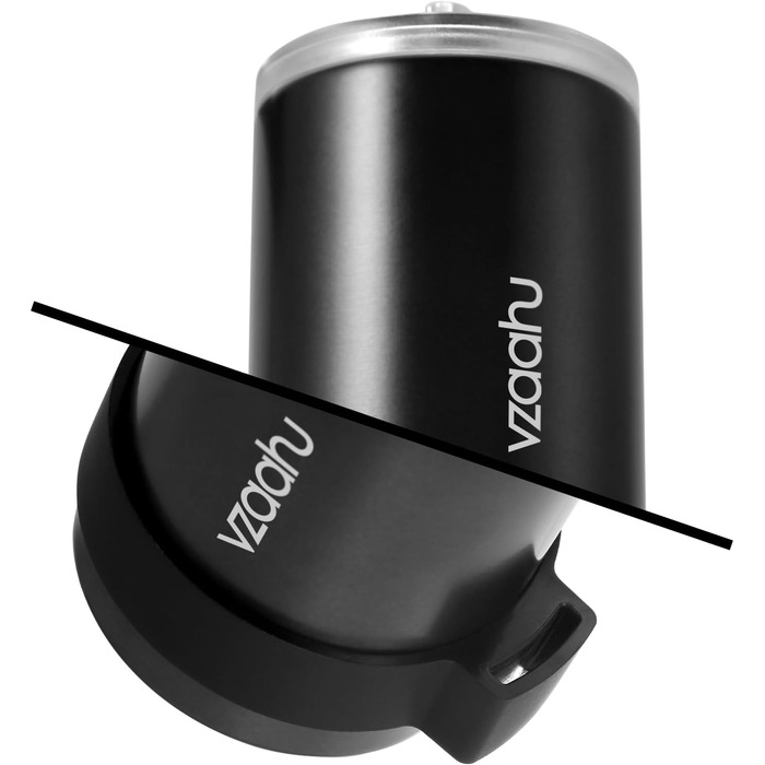 Vzaahu Кавомолка ручна, 6-ступенева, керамічний жорно, для дому, офісу, подорожей, срібна, чорна