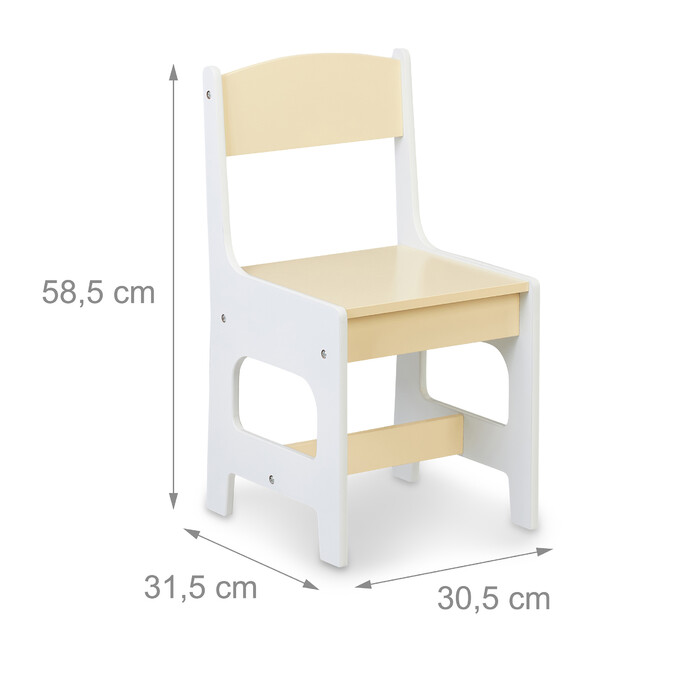 Relaxdays Children's Seating Set with Chalkboard