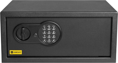 Міцний сейф HomeSafe HV24E з електронним замком: 20x44x38 см. Захист для дому, грошей, прикрас, документів та ноутбука.