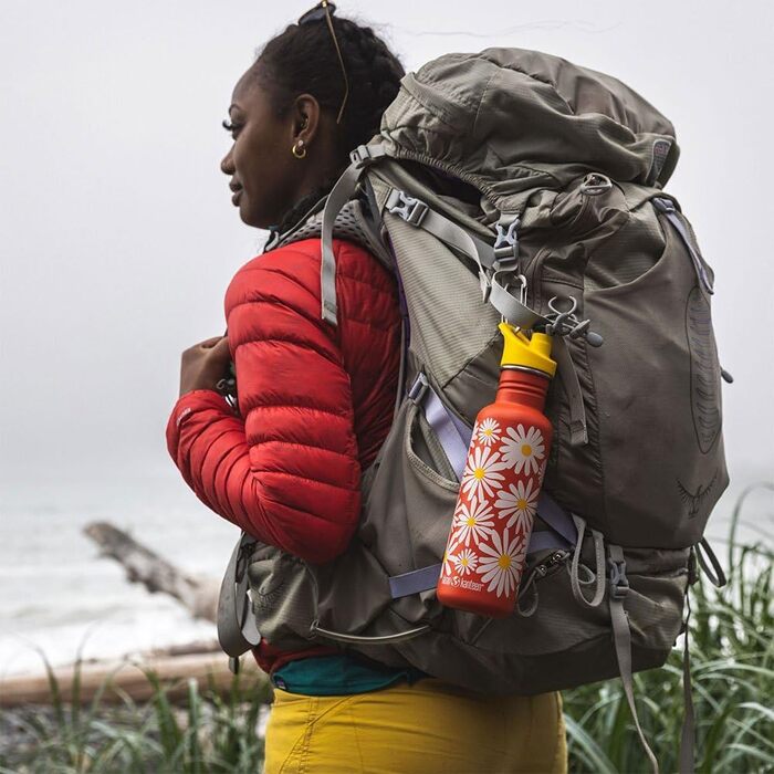Klean Kanteen Classic Water Bottle, Daisies, 800 ml