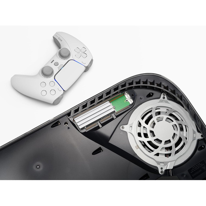 SSD Corsair MP600 Elite 1TB M.2 PCIe Gen4 x4 NVMe з кулером - для PS5 - Швидкість до 7000 МБ/с - Білий