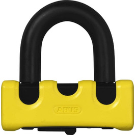 Мотозамок ABUS GRANIT Power XS 67 з XPlus-циліндром, подвійне блокування, жовтий, з нагадувальним кабелем