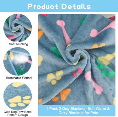 М'який плед для кота та собаки, 5 шт., 76x52 см, чорний+синій+коричневий+рожевий+білий