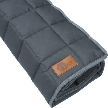 Килимок для собак Your Gear 120x80 см з органічної бавовни Oeko-Tex | Ортопедичний лежак для великих собак, водовідштовхуючий, миючий та стійкий до подряпин. Підходить для дому та вулиці