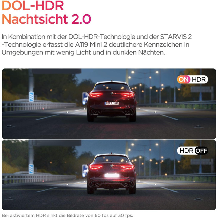 VIOFO A119 Mini 2: Автомобільний відеореєстратор з GPS, 2.7K, Wi-Fi, HDR, нічне бачення STARVIS, голосове керування, 24h паркувальний режим