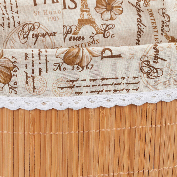 Relaxdays Bread Basket Paris made of Bamboo
