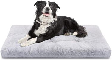 Nobleza Dog Bed for Large Dogs, Washable, Super Soft and Fluffy Anti-Anxiety High-Quality Plush Dog Bed with Non-Slip Bottom, Dog Cushion, Dog Mat, 110x73x10 cm, XL (L 95 x W 60 x H 10 cm)