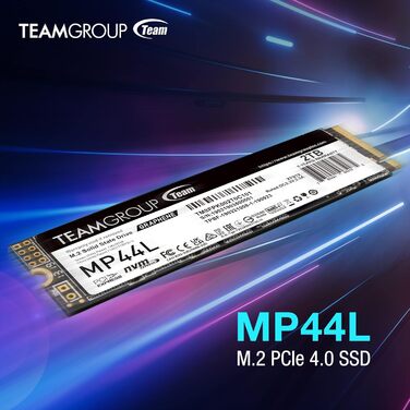 TEAMGROUP MP44L 2TB NVMe SSD: Швидкий диск M.2 PCIe Gen 4 для ноутбука та ПК