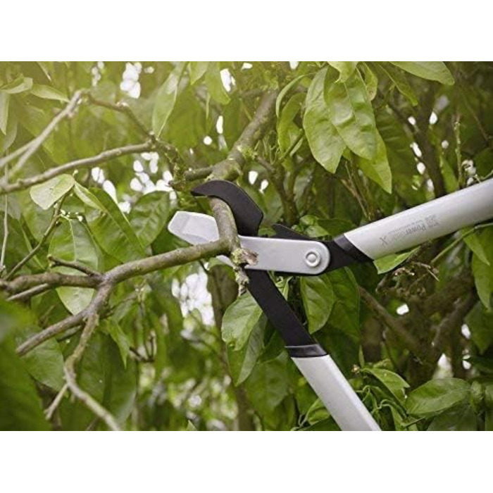 Секатор Fiskars PowerGearX LX99-L для сухої та твердої деревини, 80 см, антипригарне покриття, загартована сталь, чорний/помаранчевий
