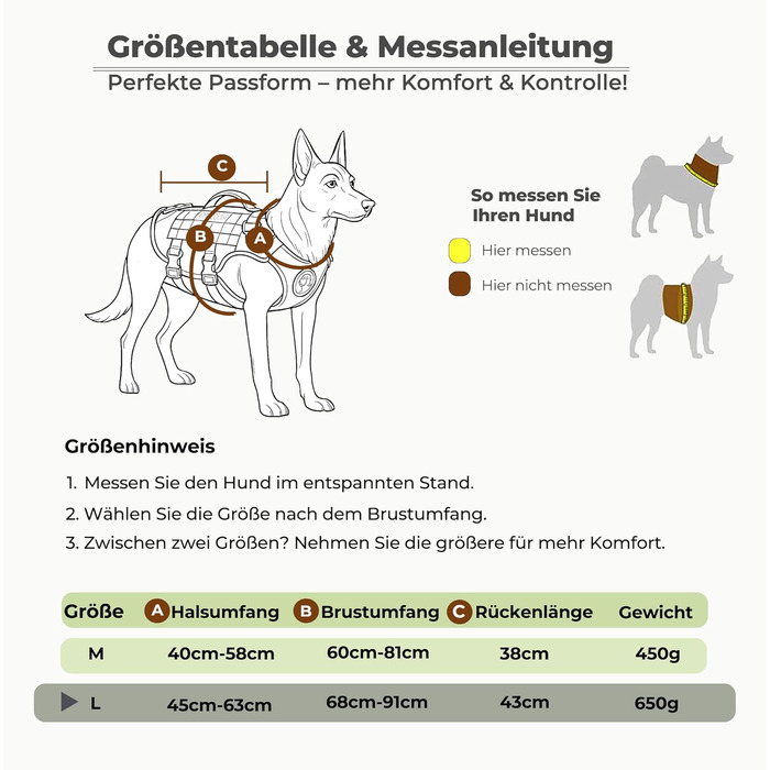 Шлейка для собак середніх та великих порід – модель RoveVest Air, легка та дихаюча, регульована, ідеальна для прогулянок, походів та активного відпочинку на природі (Чорний, L)