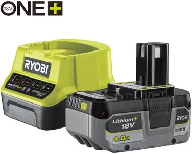 RYOBI RSV18BL-0 акумуляторний пилосос 18V ONE+ безщітковий, 900 л/хв, 800 мл, зелений та антрацитовий (без акумулятора та зарядного пристрою)