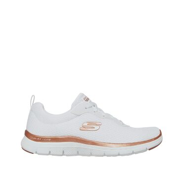 Кросівки Skechers Graceful Get Connected для жінок (37.5 EU, білий, рожеве золото)