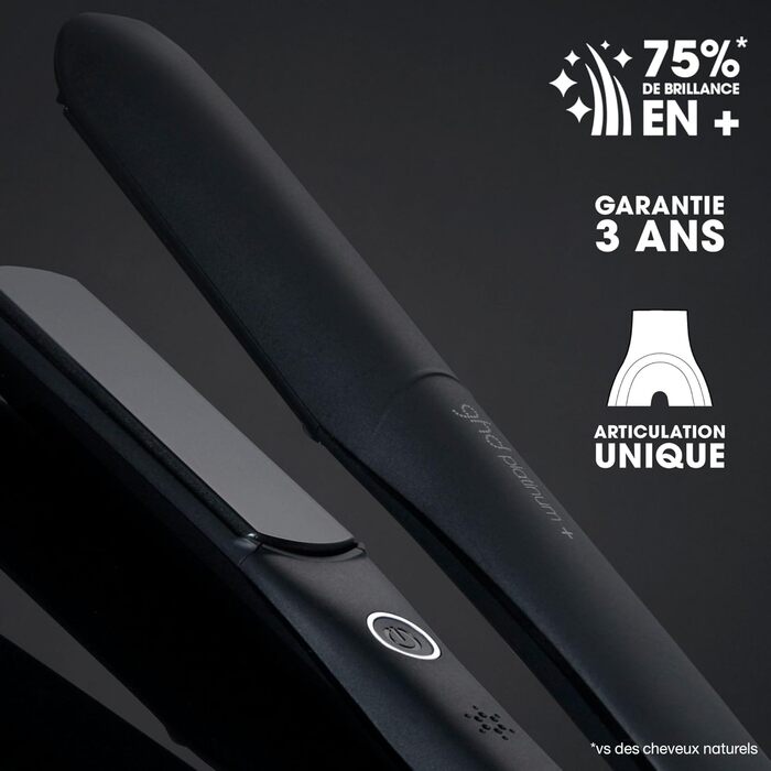 Випрямляч для волосся ghd Platinum+ Black - Професійний стайлер, захист кольору, для всіх типів волосся (стара упаковка)