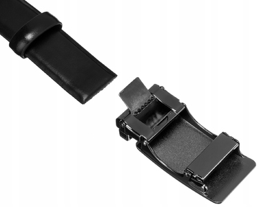 Шкіряний ремінь Peterson PTN A001, чорний