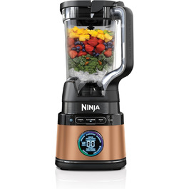 Ninja 2-in-1 Detect Power Mixer Pro with Jug & Single Serve Cups - 1200W, Black & Copper