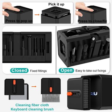 Набір для чищення техніки VICHYIE 32 в 1: клавіатура, мобільний, навушники AirPods, iPhone, планшет, ноутбук, монітор, камера