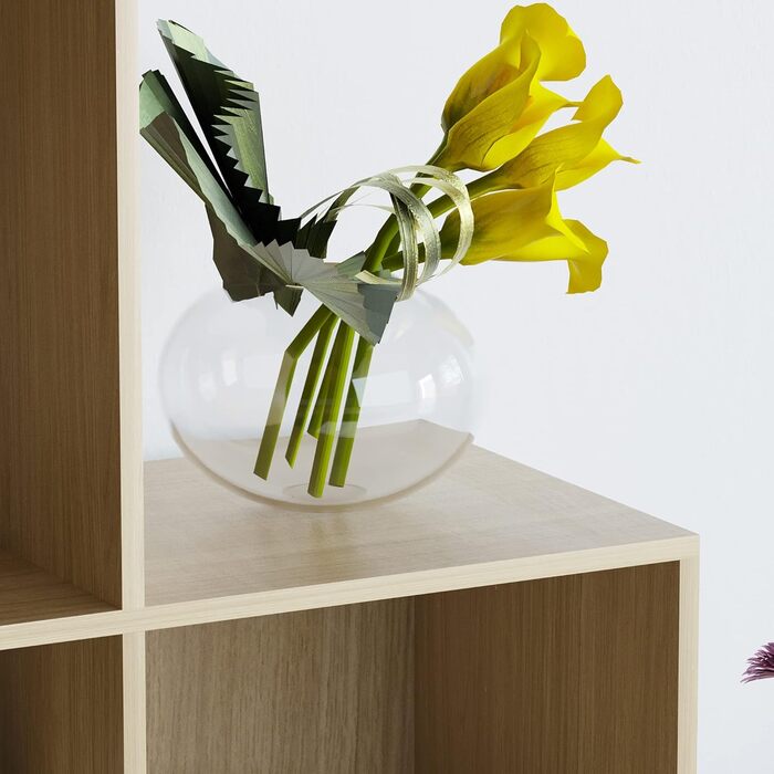 Стелаж Vida Designs Durham дубовий, 6 кубів, для книг і зберігання, органайзер для вітальні