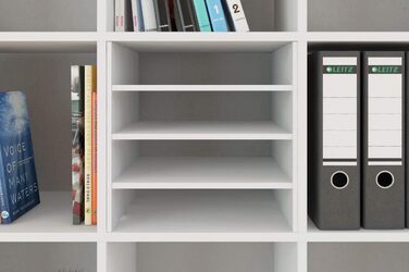 Kallax insert with 3 shelves (removable) / Shelf insert, middle shelf, shelf divider, extra shelf / up to 4 shelves possible / retrofittable
