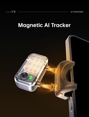 Hohem iSteady V3 – Стабілізатор для смартфона з AI-трекером, магнітним світлом та пультом ДУ