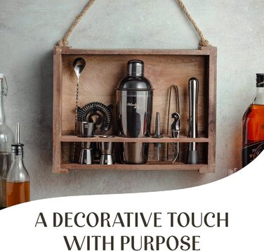 Набір для приготування коктейлів Mixology & Craft Cocktail Shaker Set 11-tlg. - Набір для коктейлів з нержавіючої сталі з барним аксесуаром - Чорний Gun-metal