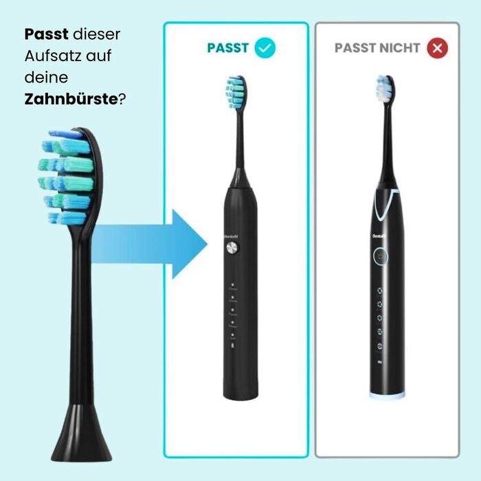Електрична зубна щітка з 5 режимами та акумулятором на 120 днів - ультразвукова, з розумною насадкою, Black Edition + 2 запасні насадки