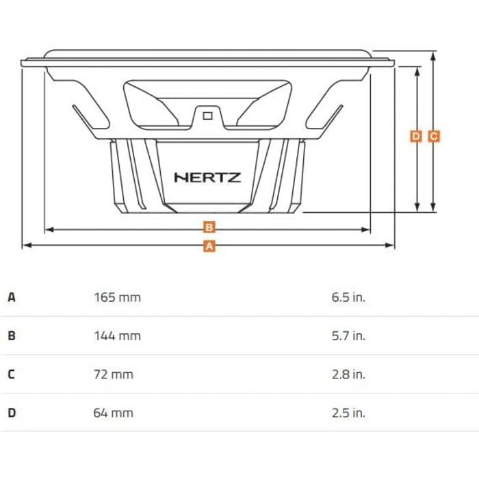 Автомобільна акустика Hertz DSK 165.3, 2-смугові динаміки 165 мм, 24 мм твітер, висока якість звуку, легкий монтаж