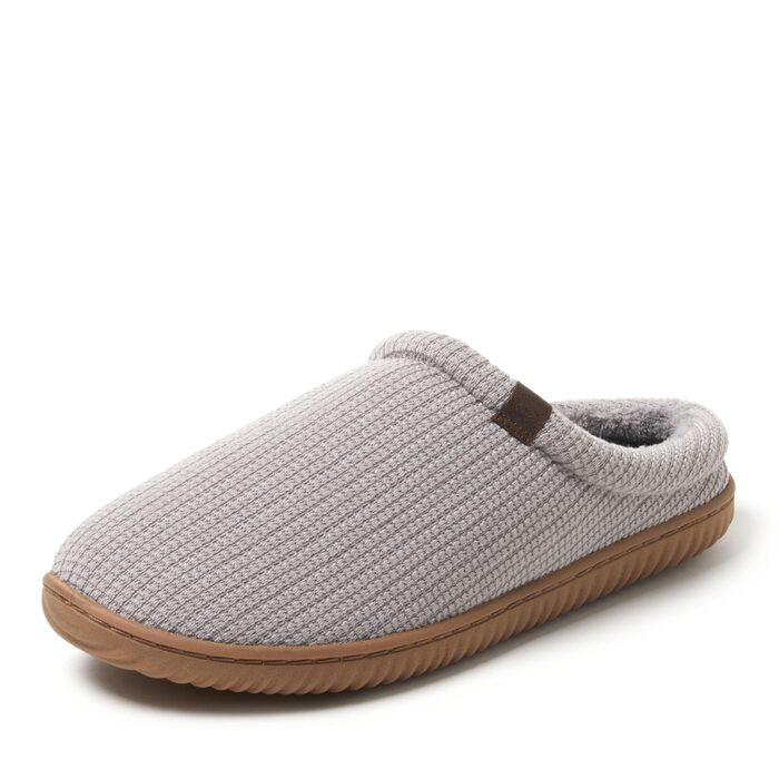 Тапочки чоловічі Dearfoams Case Casual Clog, сірі, 47/48 EU
