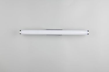 Trio Leuchten LED Bathroom Wall Light Mattimo 283274106, Metal Chrome, White Plastic, 4.3 Watt LED (Width 60cm)