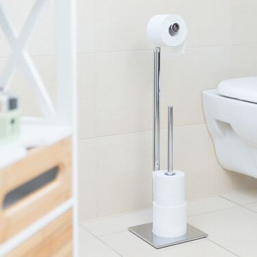 Relaxdays Freestanding Toilet Paper Holder PAGNONI