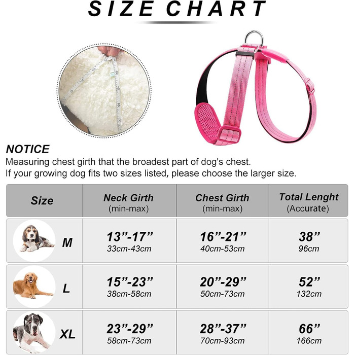 Світловідбиваючий нашийник для собак з LED підсвічуванням, перезаряджається, м'який, регульований, світловідбиваючий (зелений, рожевий)