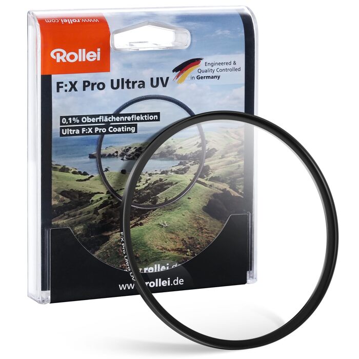 Захисний UV-фільтр Rollei F:X Pro Ultra 77 мм для об'єктивів камер, світлопропускання 99%, зі спеціальним покриттям